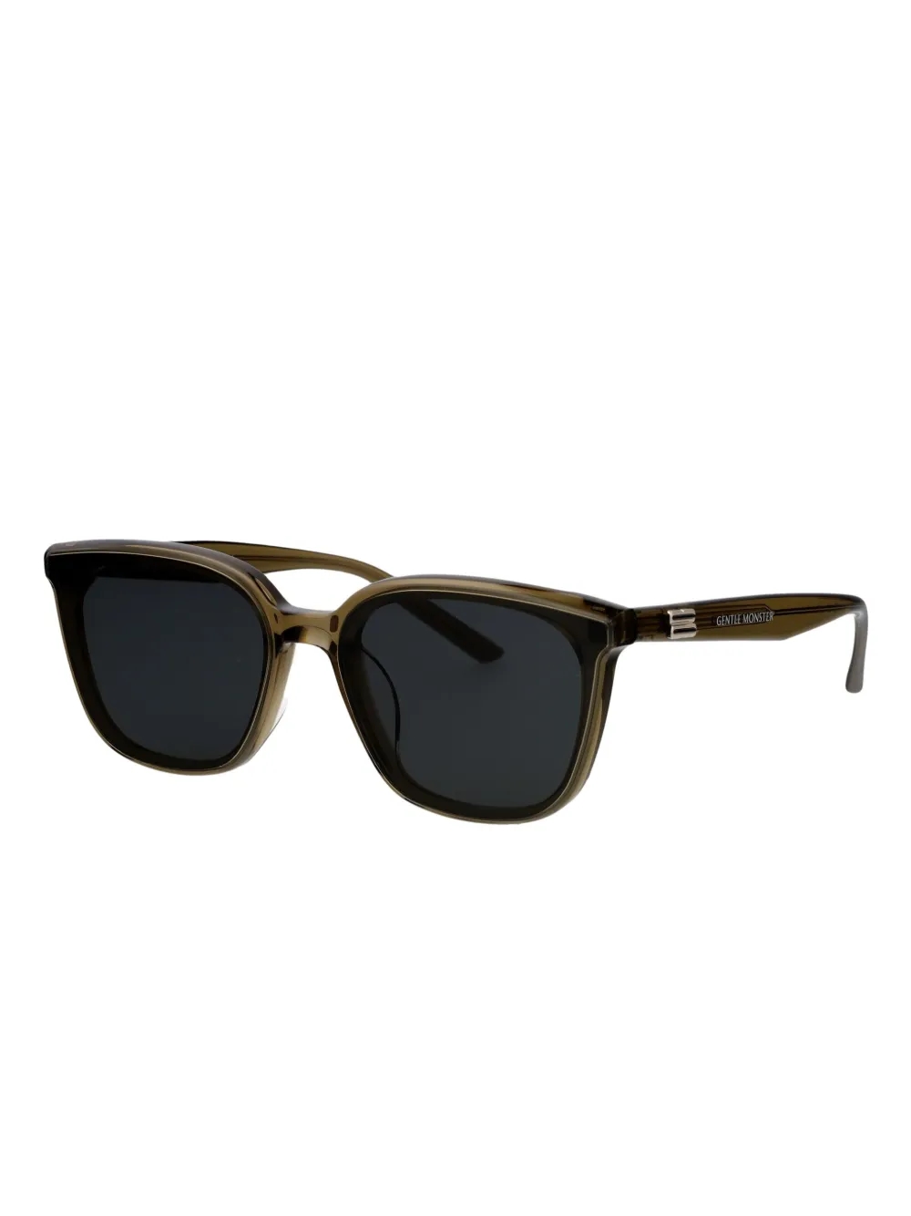 Gentle Monster transparent-rectangle-frame sunglasses